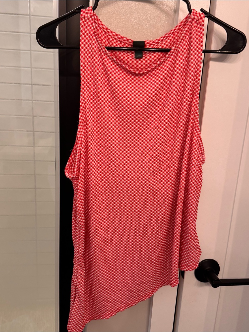 wild fable Red Gingham Sleeveless Tank